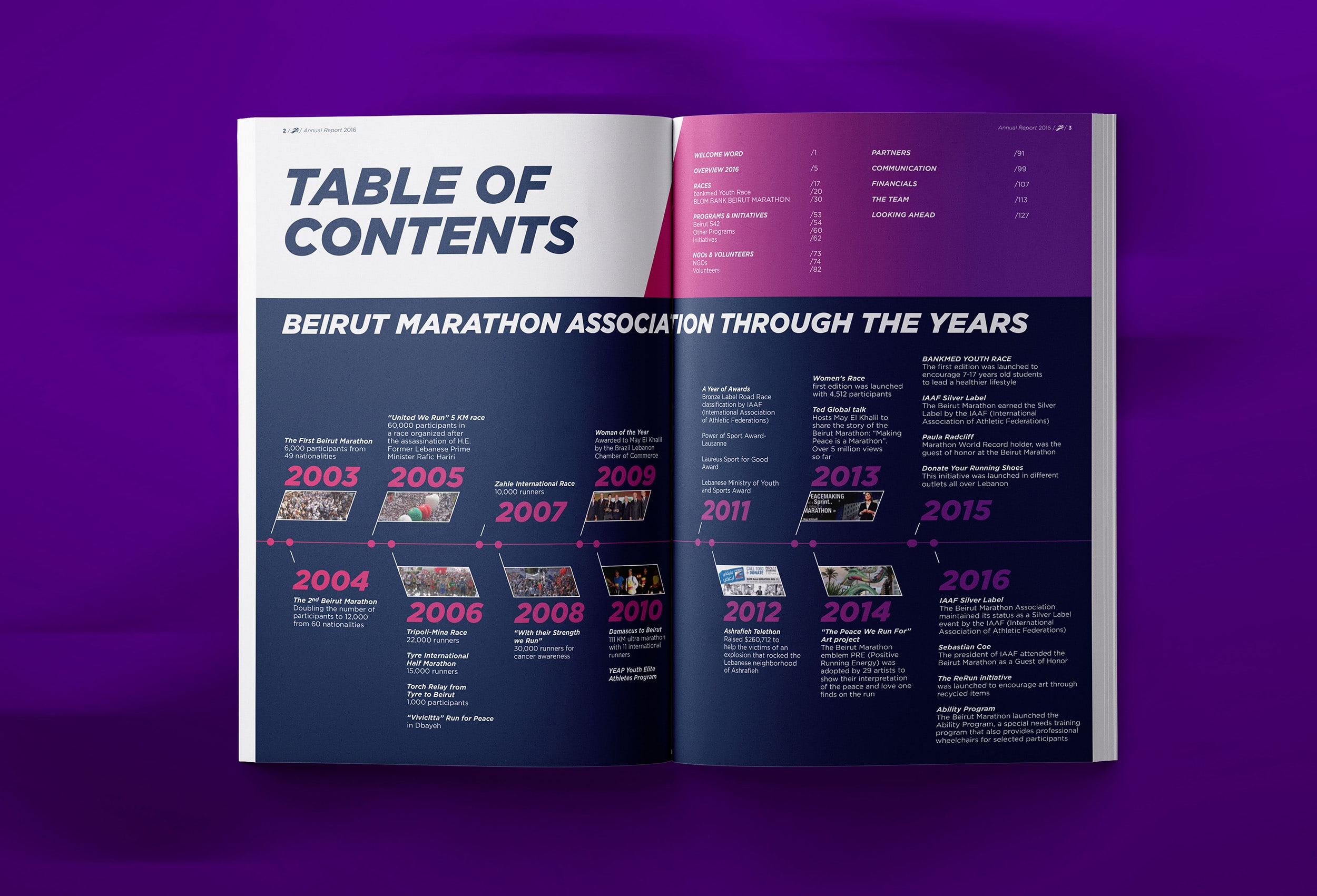 Beirut Marathon Association Annual Report 2016